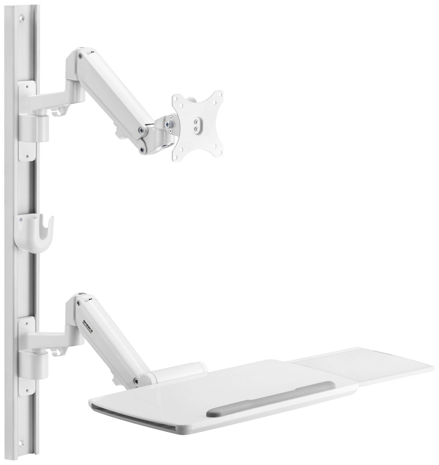 Support mural pour écran Spea Ka Professional Sp Mm 960 avec plateau et support pour clavier (produit d'occasion)