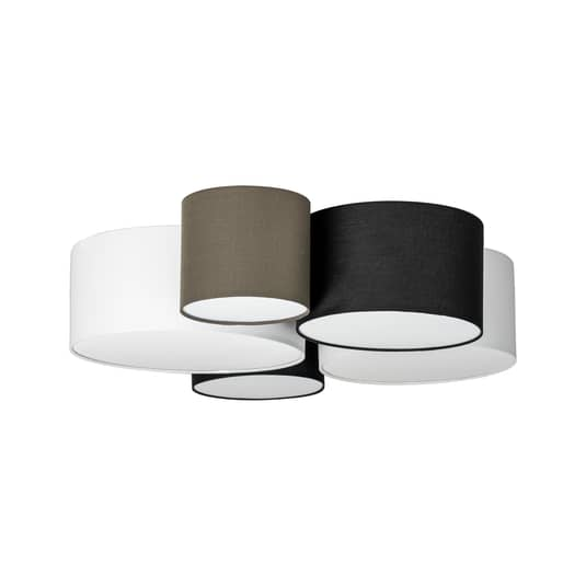 B-Ware Lindby Lettie Deckenleuchte Deckenlampe Deckenlicht Leuchte Aus Textil 5 Flammig