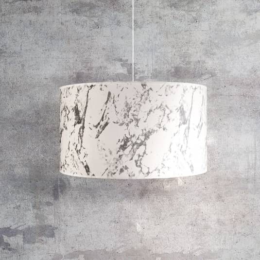 Euluna Hängeleuchte Marble Deckenlampe Pendelleuchte Lampe E27 weiß marmoriert