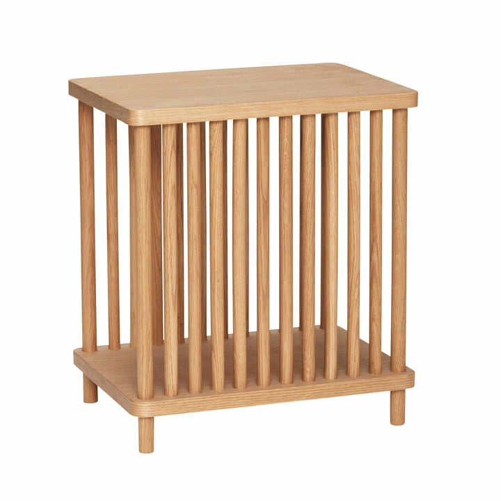 Hübsch Interior Beistelltisch mit Streben Tisch Sofatisch H 42 cm 37 x 27 cm