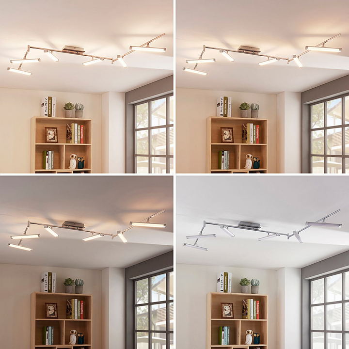 Lindby 6 Flammige Led Deckenlampe Pilou Deckenlampe Deko Wohnzimmerleuchte Led B-Ware