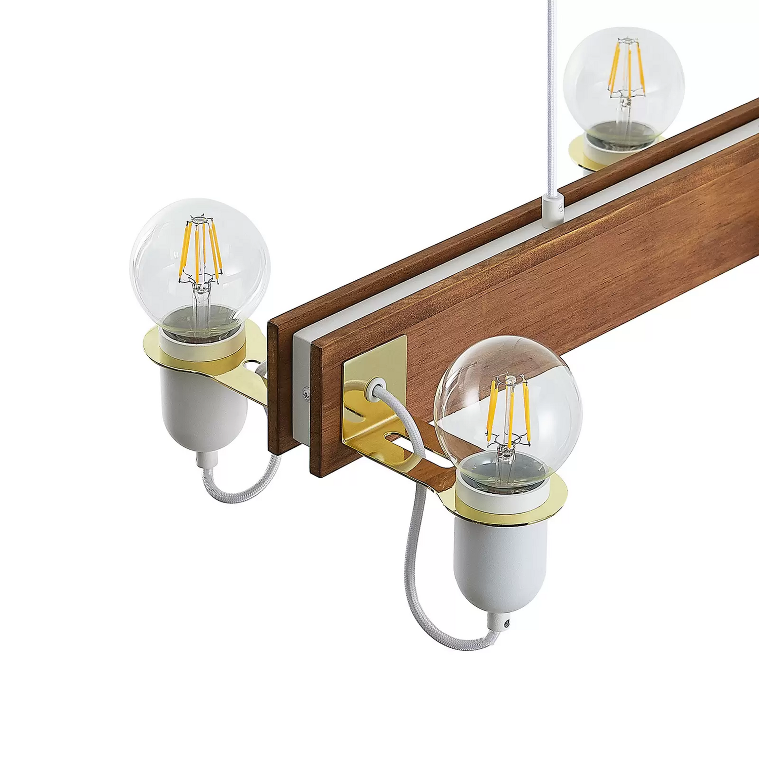 Lucande Becky Hängeleuchte Deckenlampe Pendelleuchte 6 Flammig Weiß Deckenlicht
