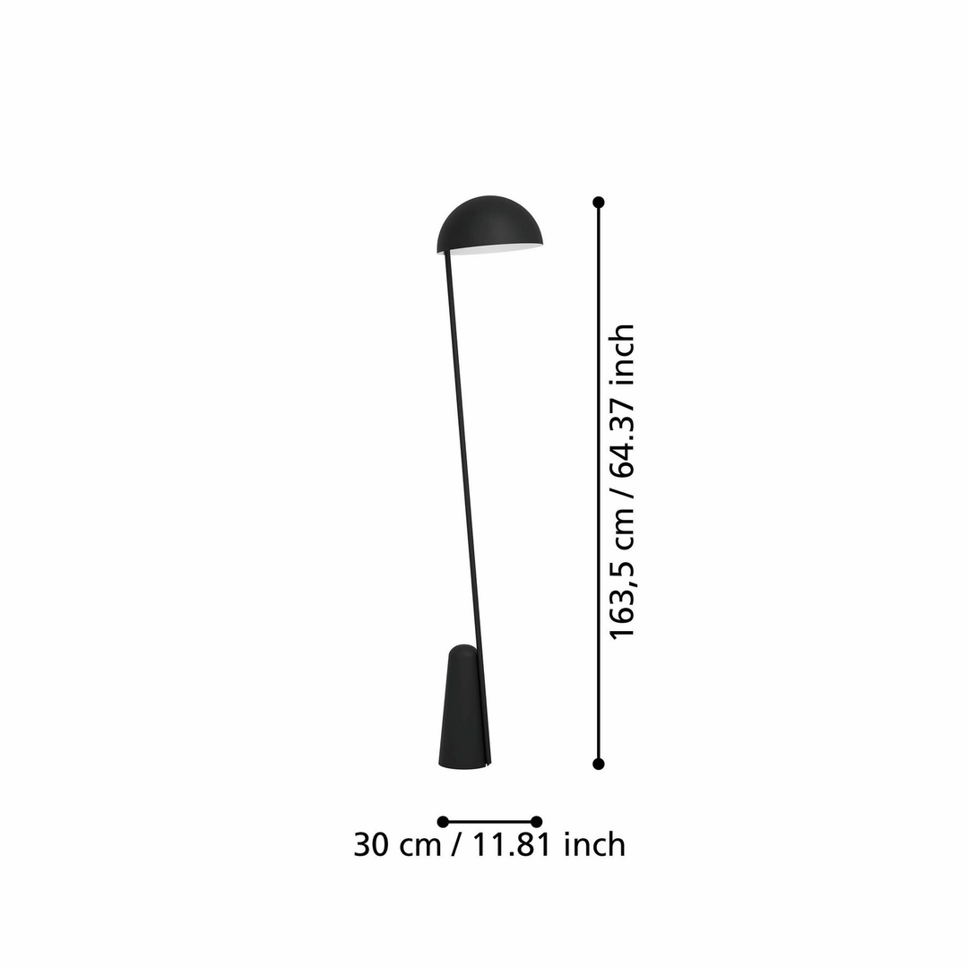 Eglo Stehleuchte Aranzola Unten Strahlend Stehlampe Leuchte Wohnzimmerleuchte B-Ware