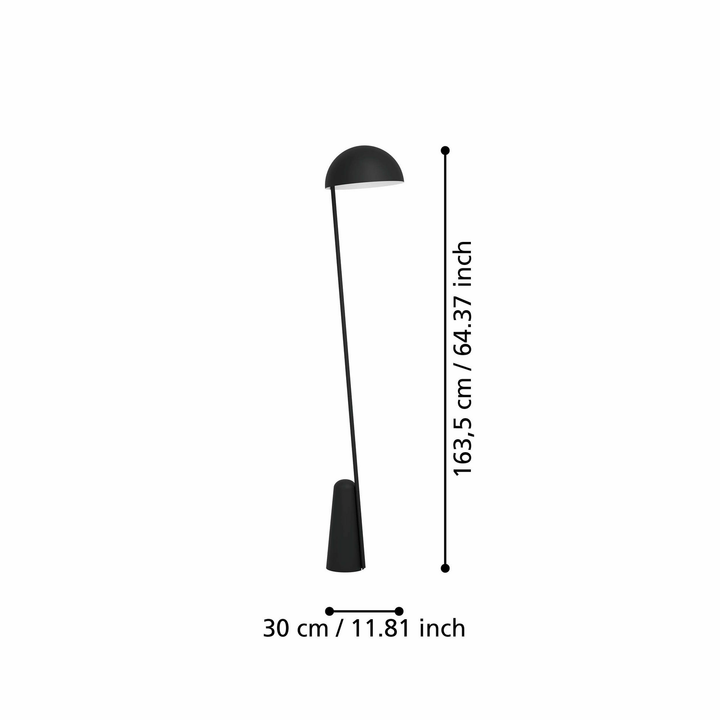 Eglo Stehleuchte Aranzola Unten Strahlend Stehlampe Leuchte Wohnzimmerleuchte B-Ware