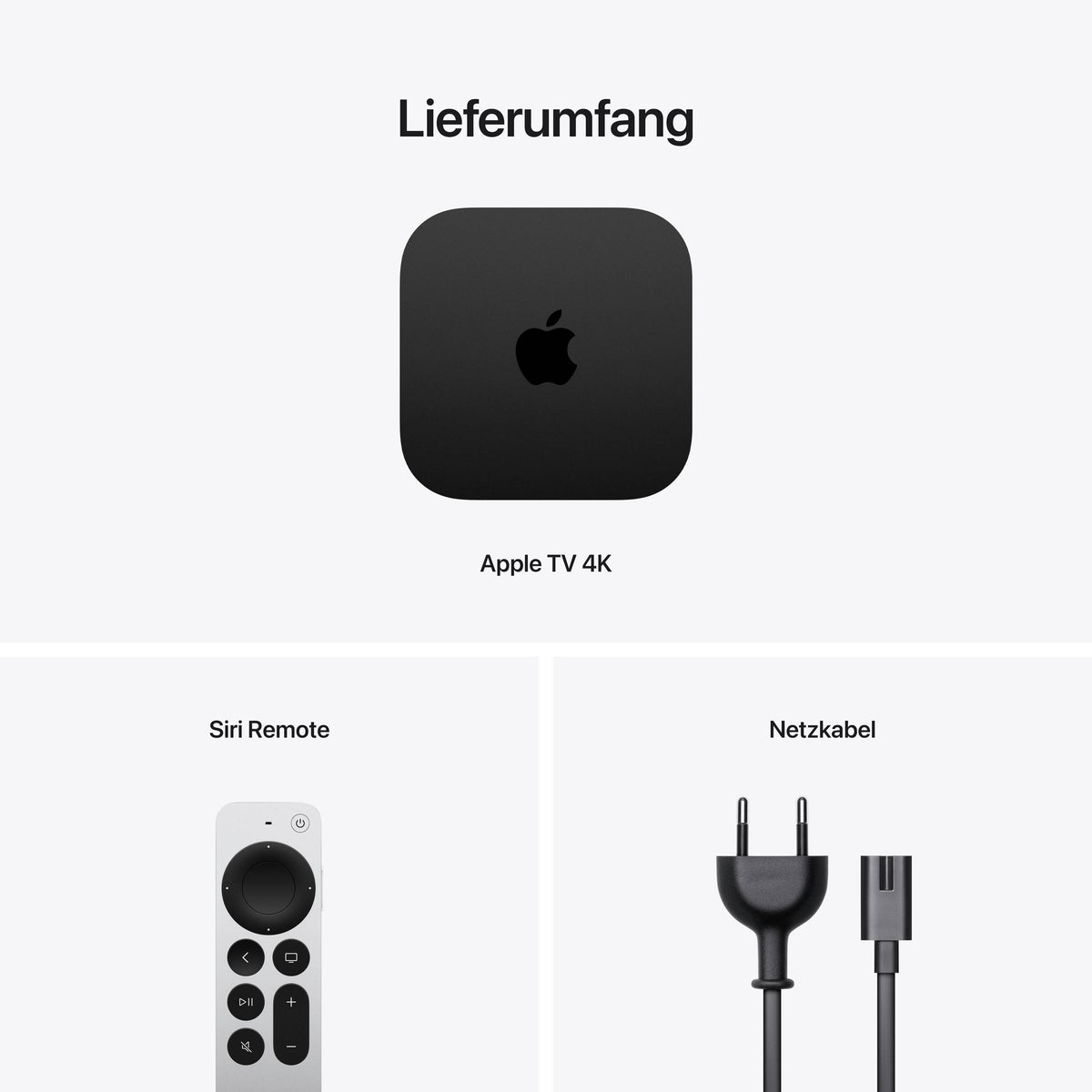 APPLE TV 4. GENERATION 32 GB Schwarz WLAN Streaming-Gerät HDMI USB - 0888462179577