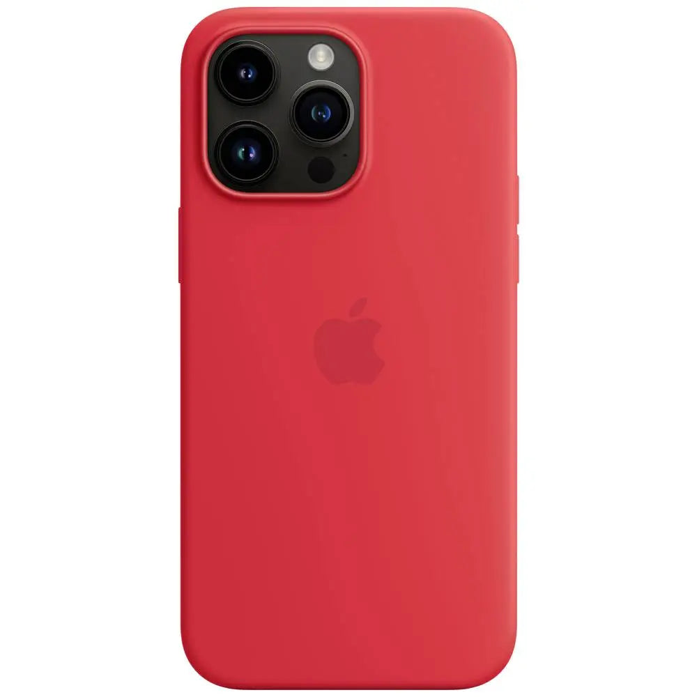 Apple Silicon Case Mag Safe Hülle I Phone 14 Pro Max Red Induktives Laden Stoßfest B-Ware - 194253416746