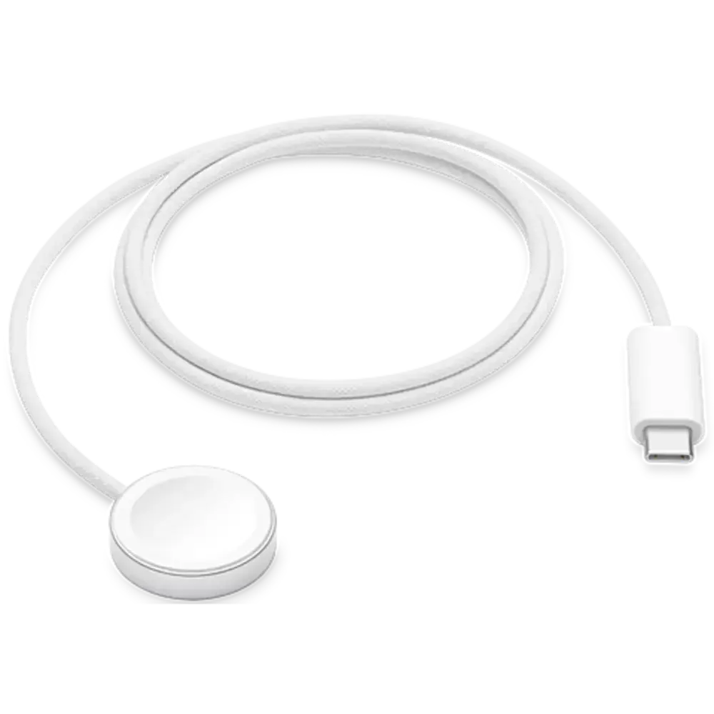 B-Ware Apple Ladegerät Kabel Schnellladegerät Magnetisches Usb C Apple Watch 1m Weiß - 194253939276