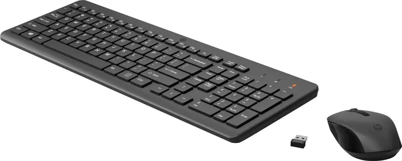 Hp Tastatur Maus Kombination Computermaus Set Keyboard Schwarz B-Ware - 195161923739