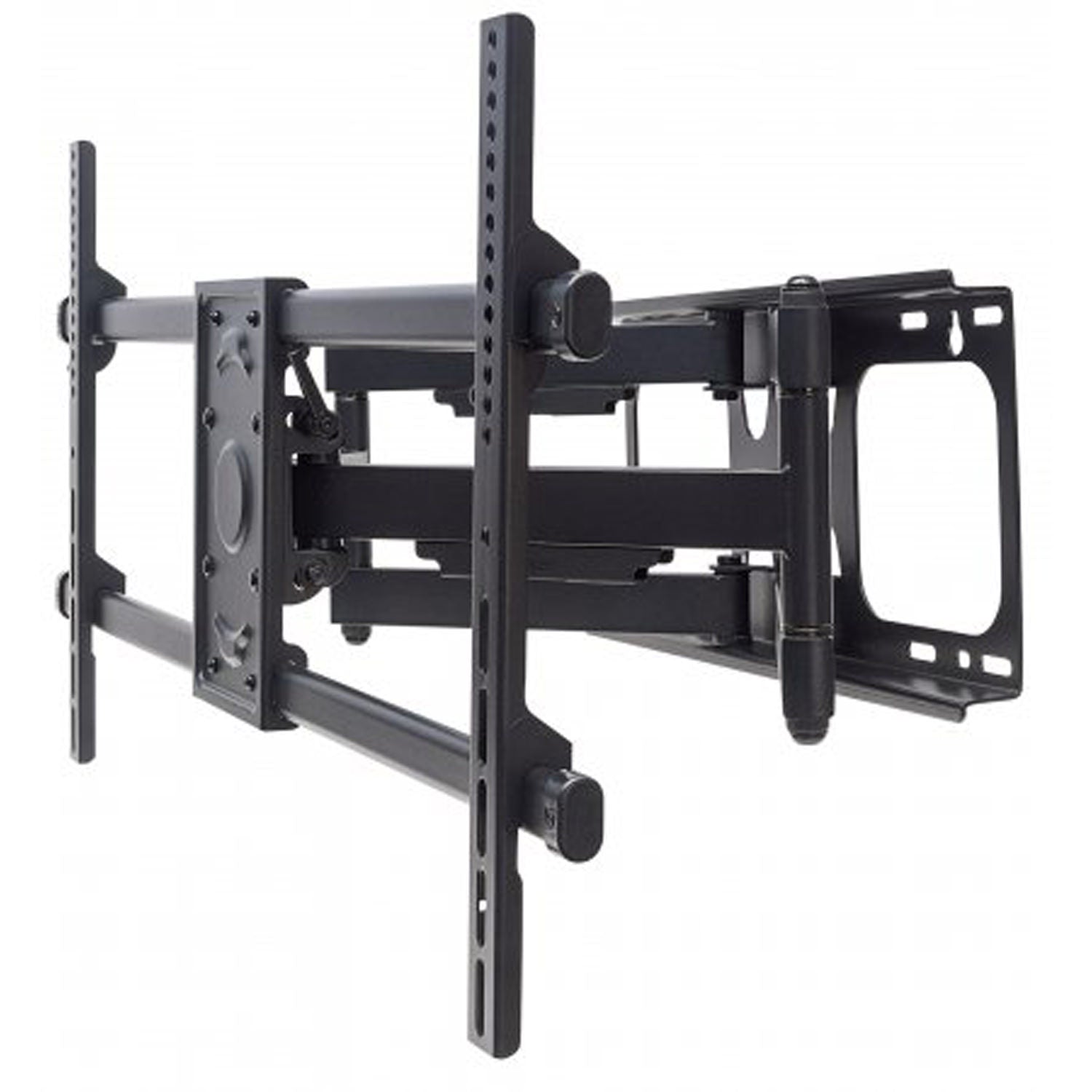Manhattan Full-Motion 90  TV Wall Mount  up to 165 Lbs.; Tilt  Swivel and Level; Black - 766623461290