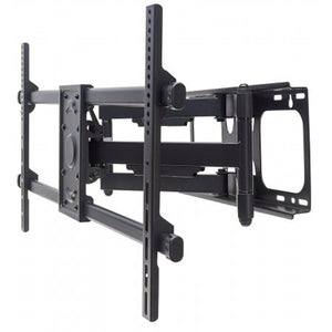 B-Ware Manhattan Full-Motion 90  TV Wall Mount  up to 165 Lbs.; Tilt  Swivel and Level; Black