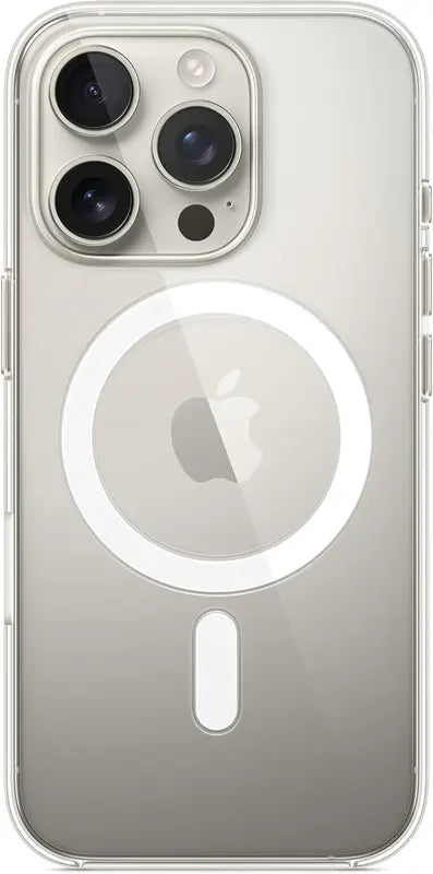 B-Ware Apple Clearcase Mag Safe Hülle Schutzhülle I Phone 16 Pro Transparent Backcover