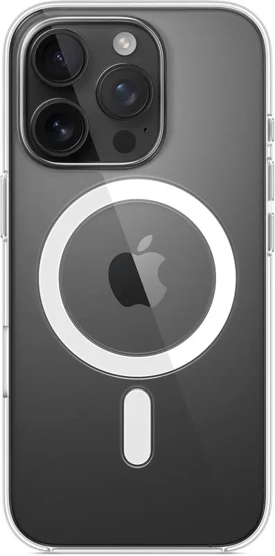 B-Ware Apple Clearcase Mag Safe Hülle Schutzhülle I Phone 16 Pro Transparent Backcover