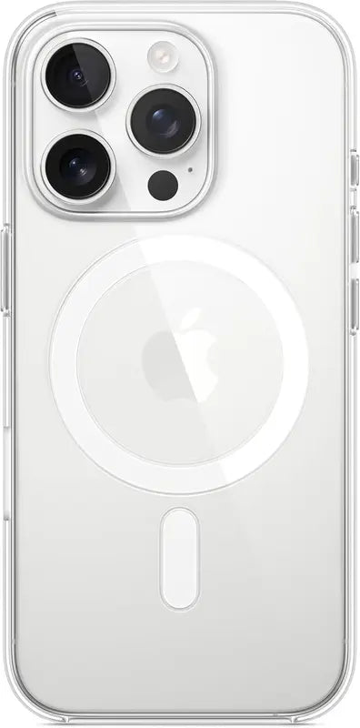 B-Ware Apple Clearcase Mag Safe Hülle Schutzhülle I Phone 16 Pro Transparent Backcover