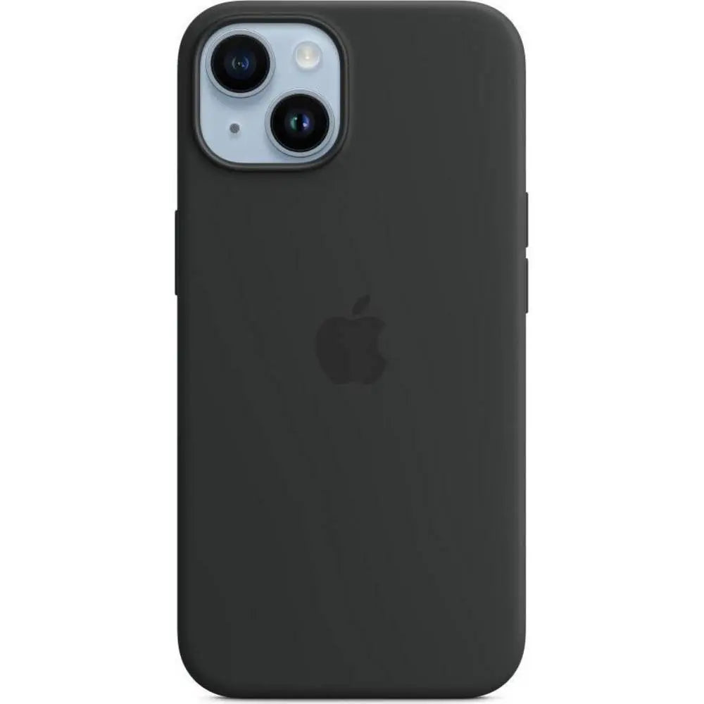 B-Ware Apple Case Cover Hülle Apple I Phone 14 Schwarz Mag Safe Silikon Induktives Laden - 195949908897