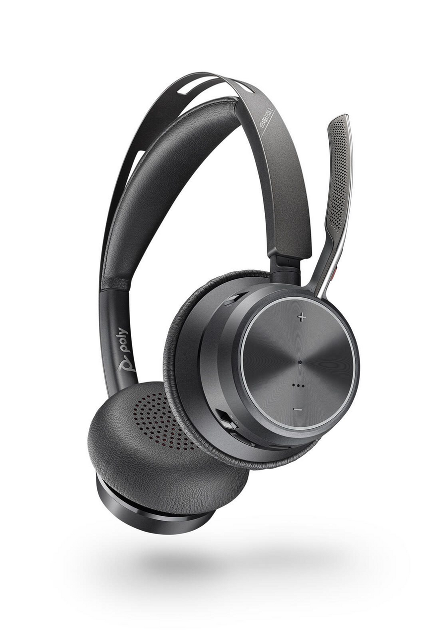 Poly Voyager Focus 2 Uc Stereo Wireless Anc Headset On Ear Kabellos Kopfhörer  B-Ware - 197029609984