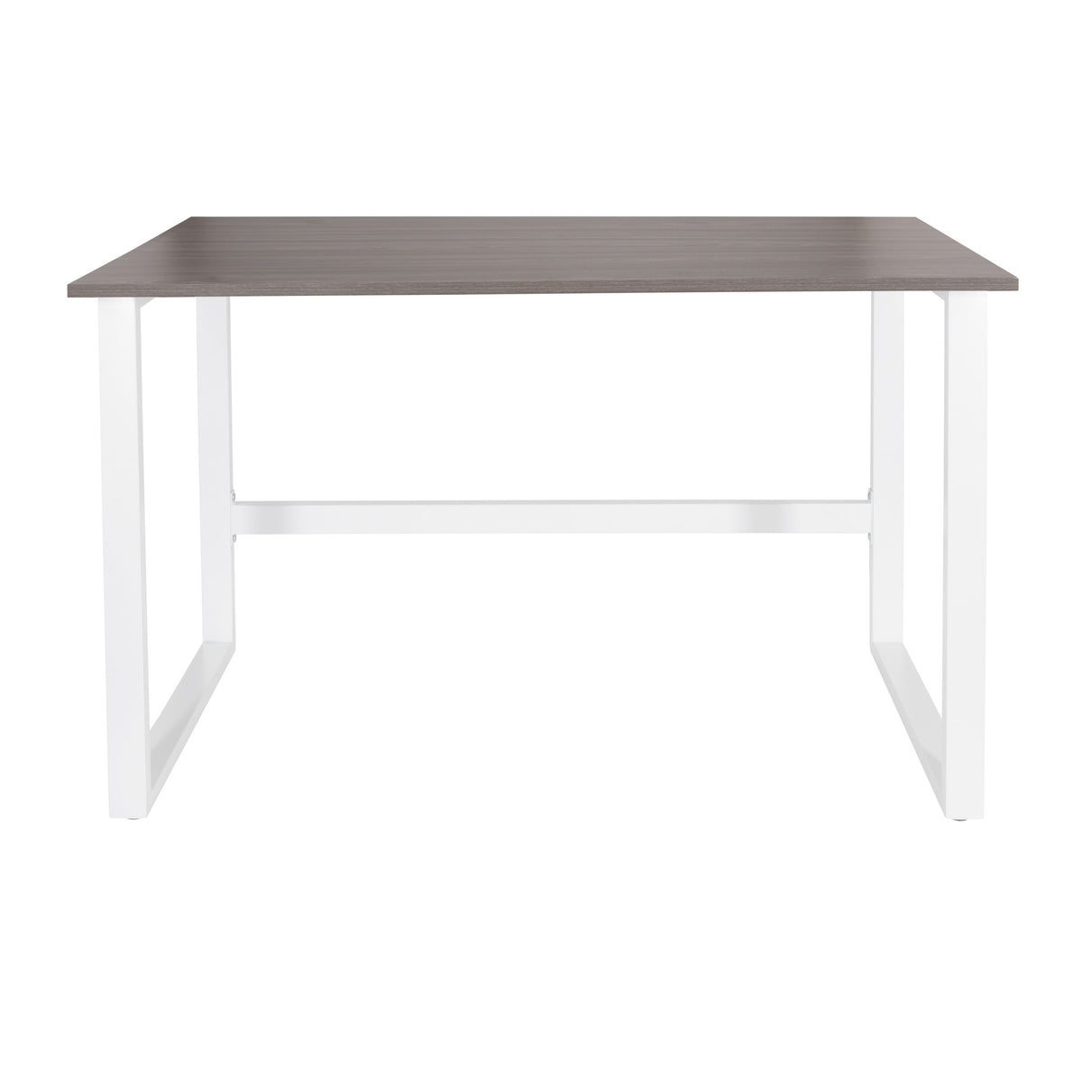 hjh OFFICE Schreibtisch Tisch Arbeitsplatz 120x60 cm grau weiß - 4064323014218
