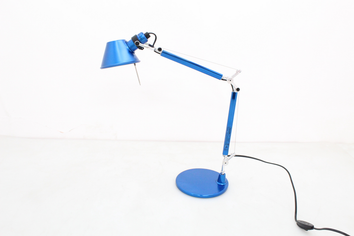 Tolomeo Micro Tischleuchte Tischlampe Schreibtischlampe Lampe Leuchte E14 blau