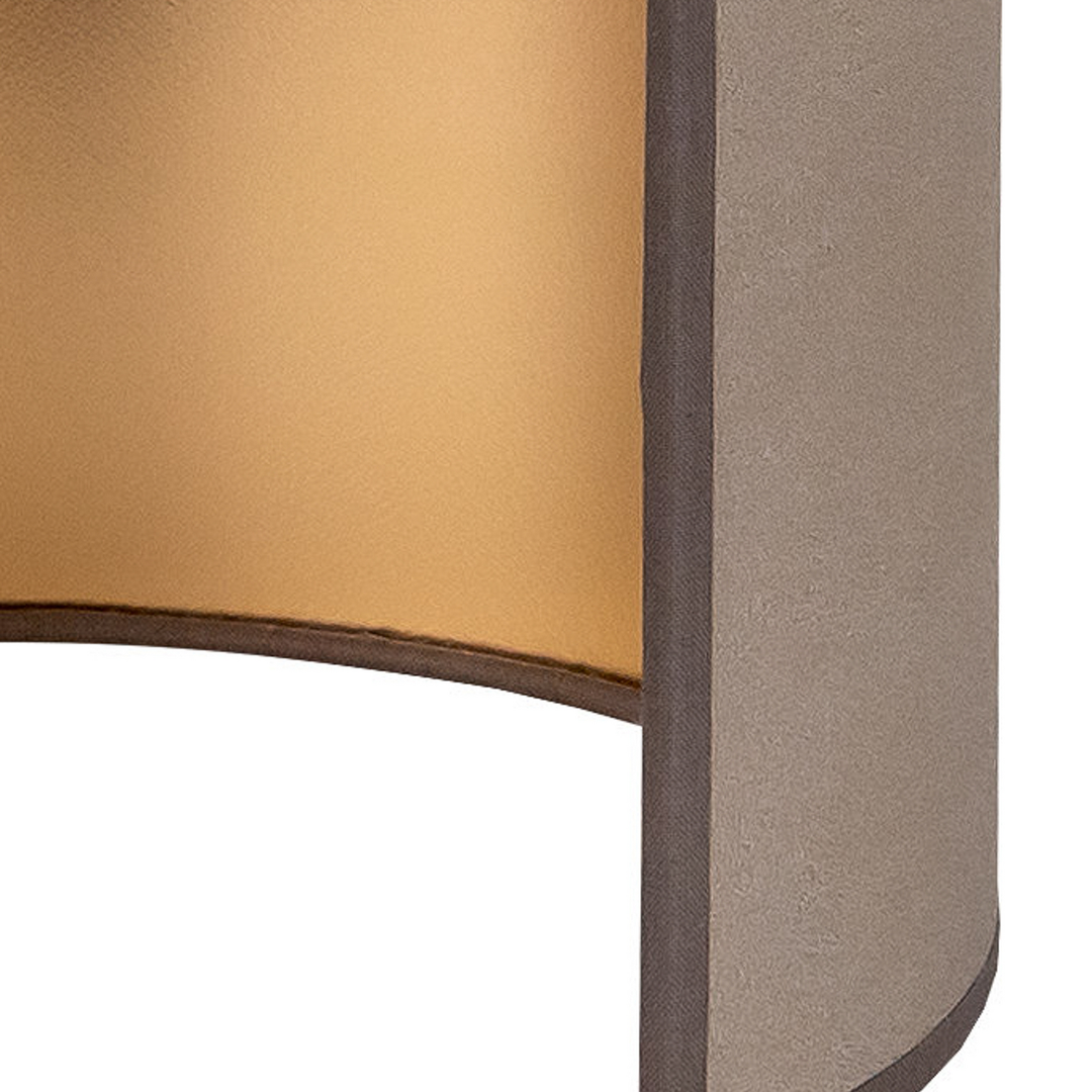 Envostar Wandlampe Leuchte Lampe Idun Grau Kunstleder 24cm Siehe Text/Foto B-Ware - 4251911790283