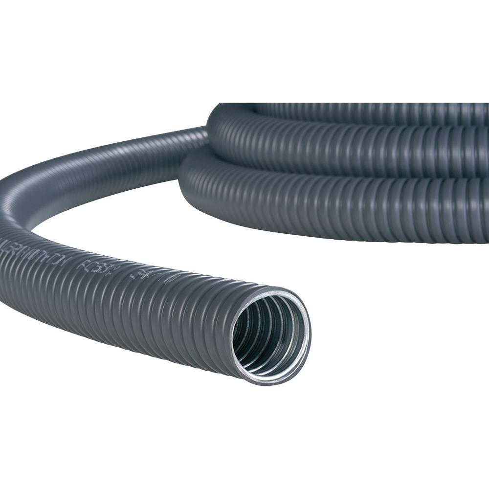Tuyau de protection Hellermann Tyton 166 30722 Pcs10 GS/PVC GY, gris, de qualité B, diamètre 6,80 mm 
