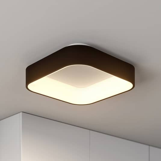 B-Ware Arcchio Aleksi Led Deckenlampe Deckenlampe Leuchte Lampe 45 Cm Eckig Ip20 34 W
