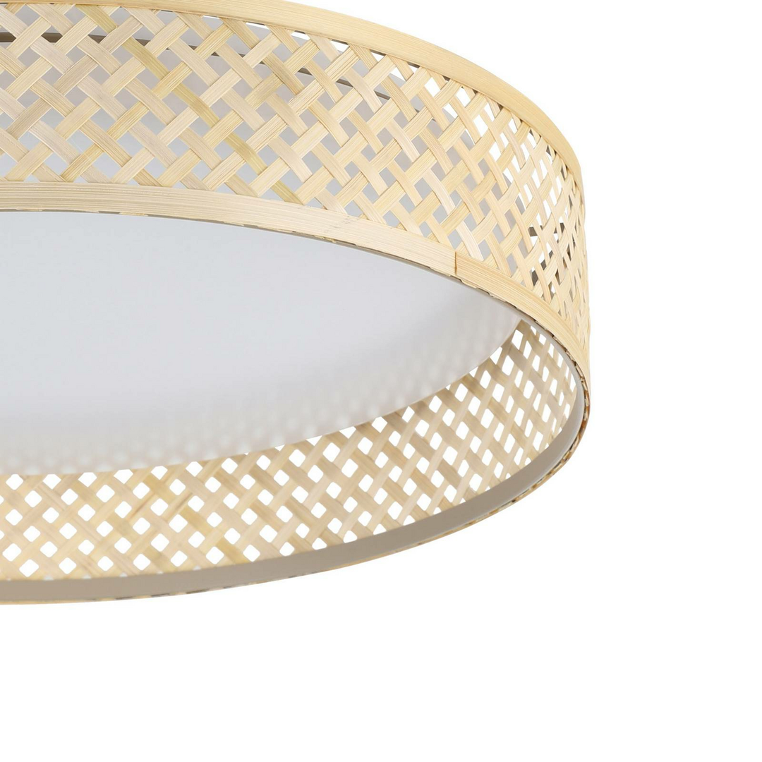 Eglo Led Deckenleuchte Luppineria Hängeleuchte Lampe Bambusgeflecht ø 38cm B-Ware - 9008606244034