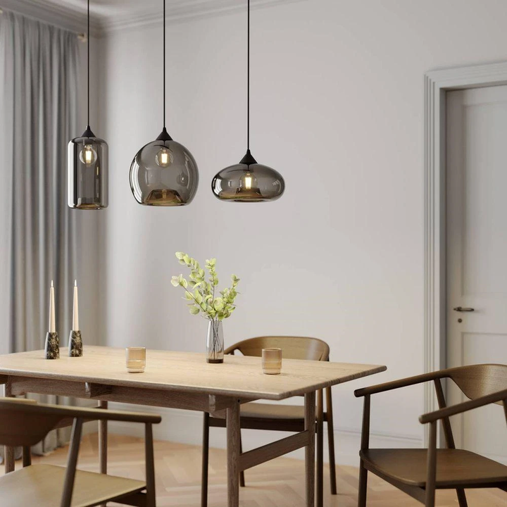 Lindby Marla Pendelleuchte Hängelampe Deckenlampe Lampe 3 Flammig E27 Rauchg710 B-Ware