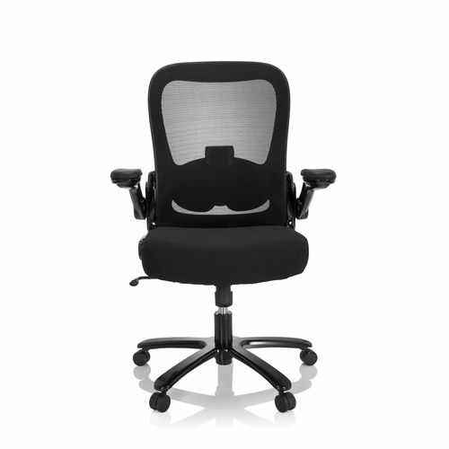 hjh OFFICE Bürostuhl Drehstuhl Stuhl INSTRUCTOR SW I XXL Netzstoff bis 220 KG