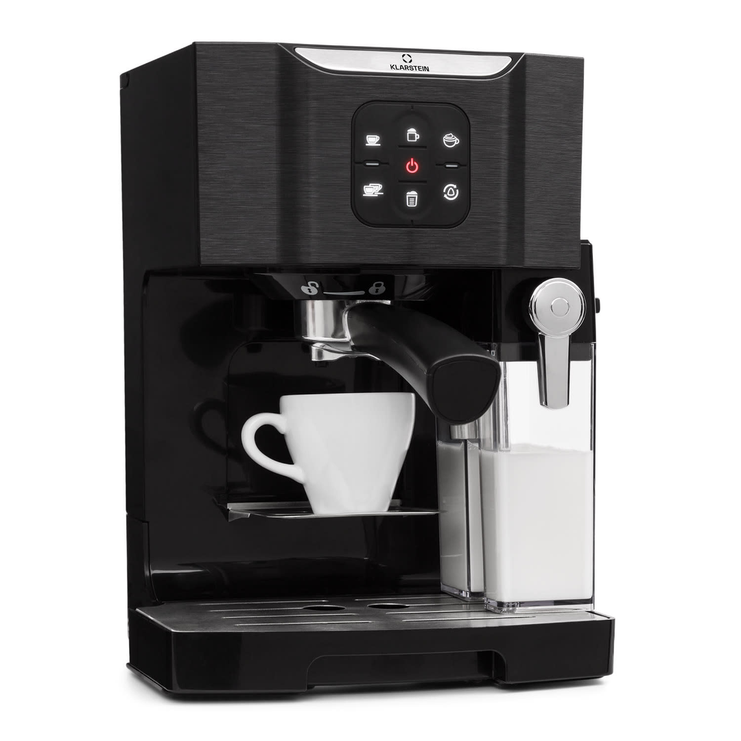 Klarstein BellaVita Coffee Machine 1450W black Kaffeemaschine Espressomaschine