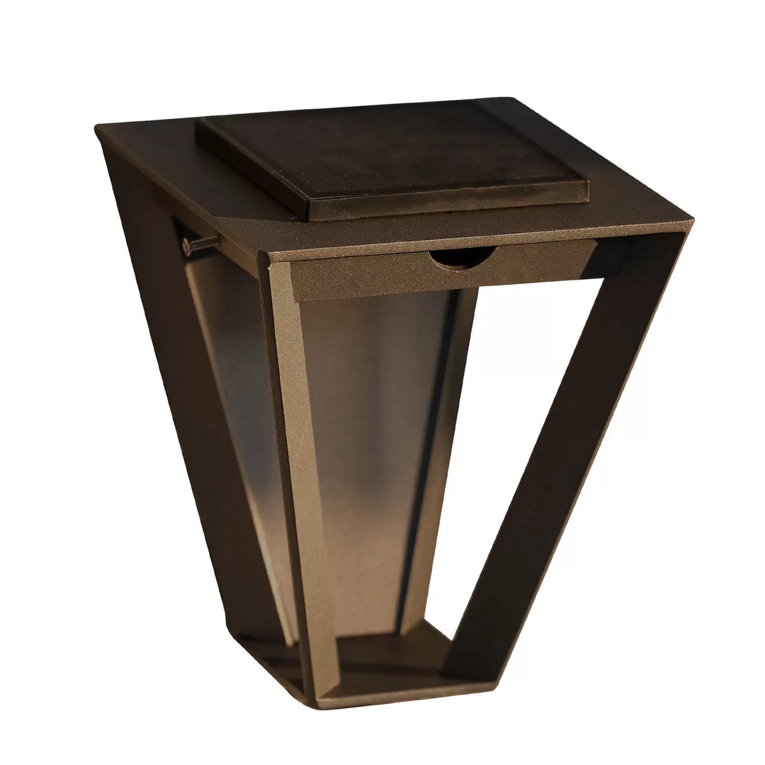Les Jardins LED-Solarwandleuchte Metro Wandleuchte Wandlampe LED mit Sensor grau