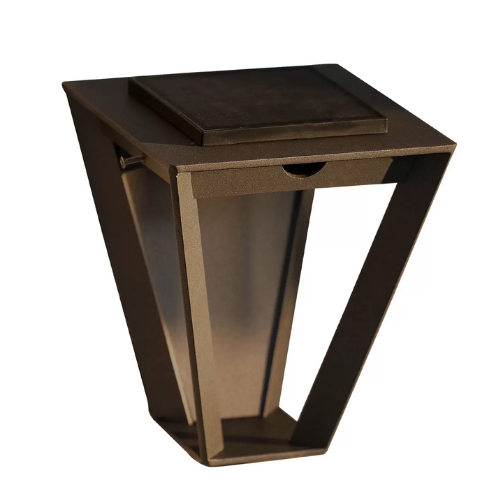 Les Jardins LED-Solarwandleuchte Metro Wandleuchte Wandlampe LED mit Sensor grau