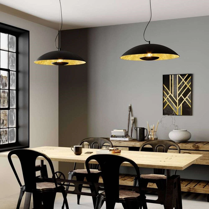 Lindby Pendelleuchte Emilienne Deckenlampe Hängeleuchte Lampe1 Flmg E27 Schw23 B-Ware