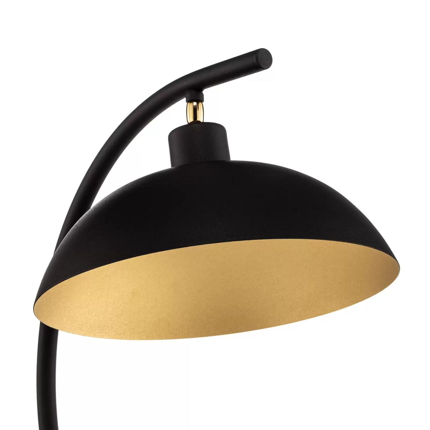 Tischleuchte 1036 Einflammig Schwarz Gold Tischlampe Lampe Leuchte Spot Licht983 B-Ware - 5904798650797