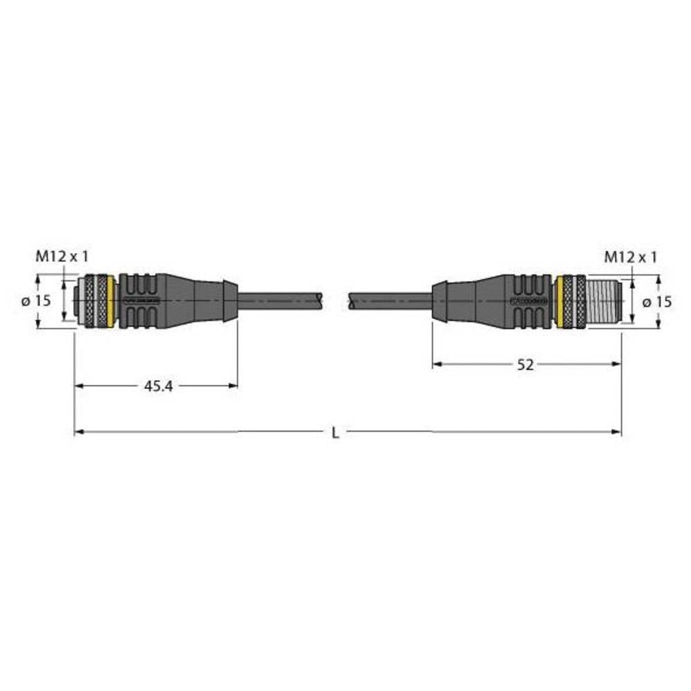 Turck 6626388 Sensor-/Aktor-Steckverbinder konfektioniert Verbindungsleitung