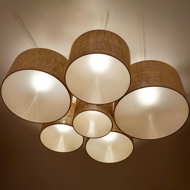 Euluna Lodge Deckenleuchte Jute Deckenlampe Leuchte Lampe Wohnzimmerleuchte E27 B-Ware