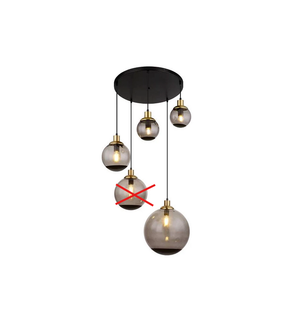 Globo Lighting Pendelleuchte Potter Deckenlampe Deckenleuchte Siehe Text/Foto B-Ware