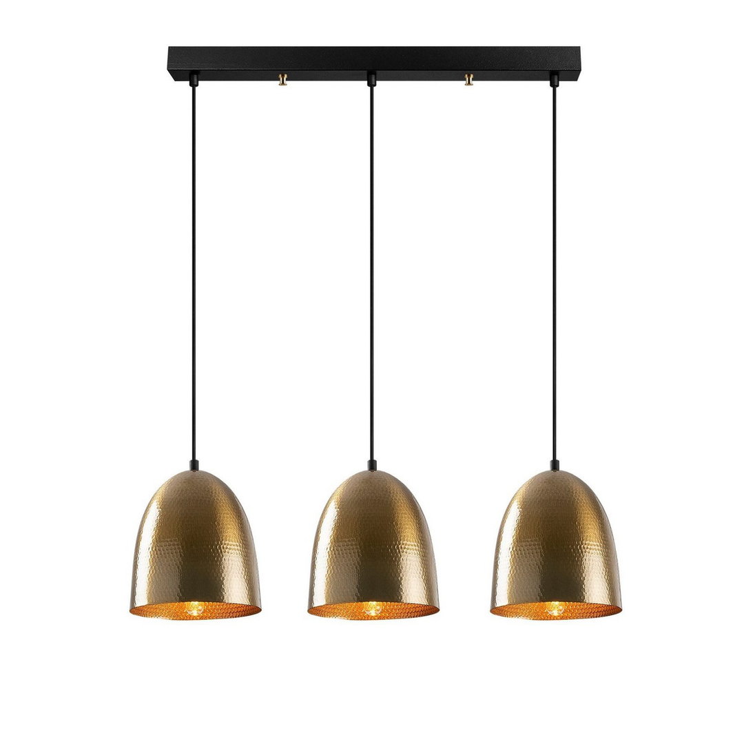 Hängeleuchte Tattoo 6172 goldantik Metall 3-flammig lang Deckenlampe Lampe Spot