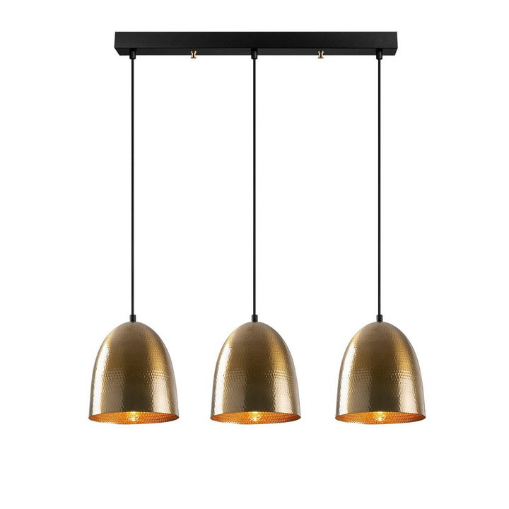 Hängeleuchte Tattoo 6172 goldantik Metall 3-flammig lang Deckenlampe Lampe Spot