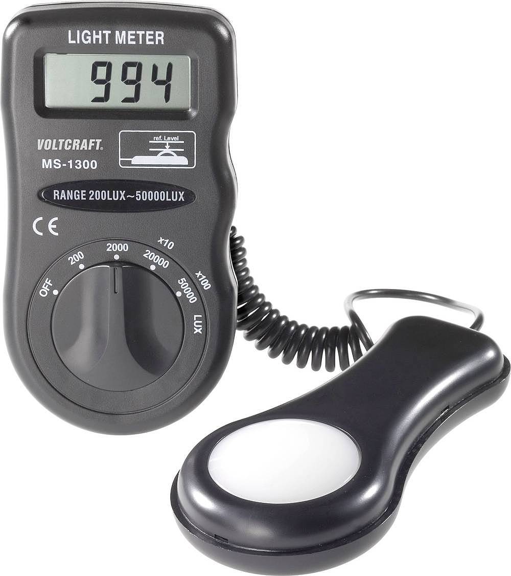 B-Ware Voltcraft Ms 1300 Lux Meter Lichtmessgerät Lichtmesser Helligkeitsmesser