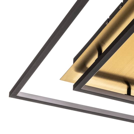 Lucande Jirya Led Deckenlampe Deckenleuchte Lampe Leuchte Dimmbar Cct Schwarz758 B-Ware - 7620099