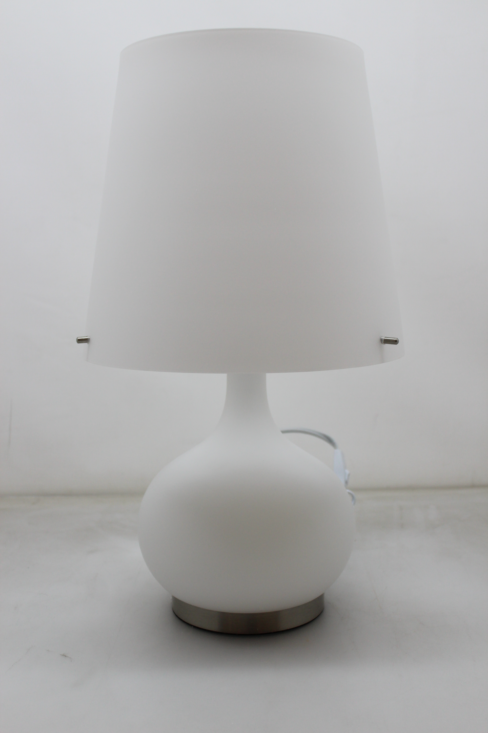 Fabas Luce Tischleuchte Ade Tischlampe Tischlicht Leuchte Lampe Licht weiß 58 cm