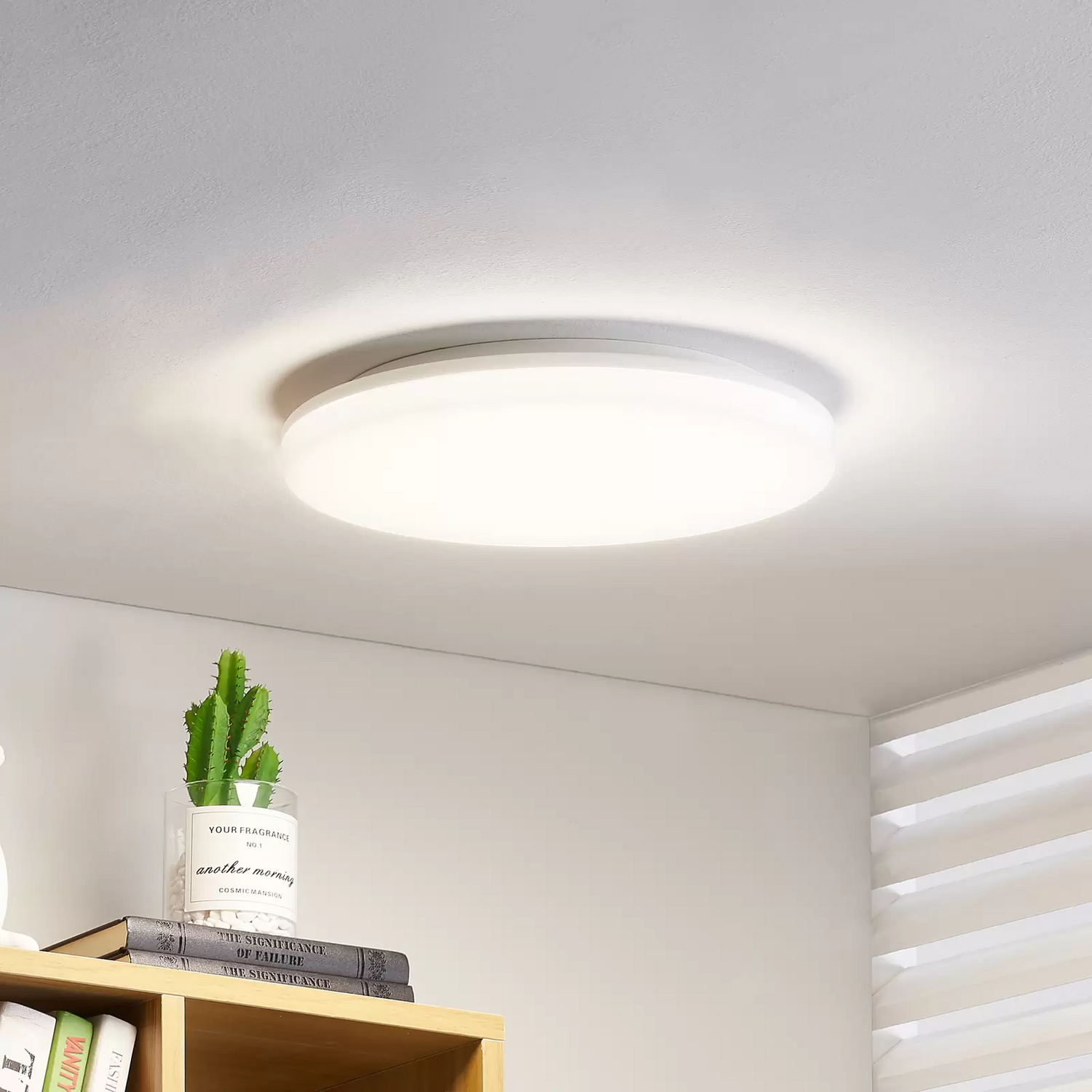 B-Ware Prios Deckenleuchte Lampe Led Sensor Rund Weiß 33 Cm Polycarbonat Innen Außen