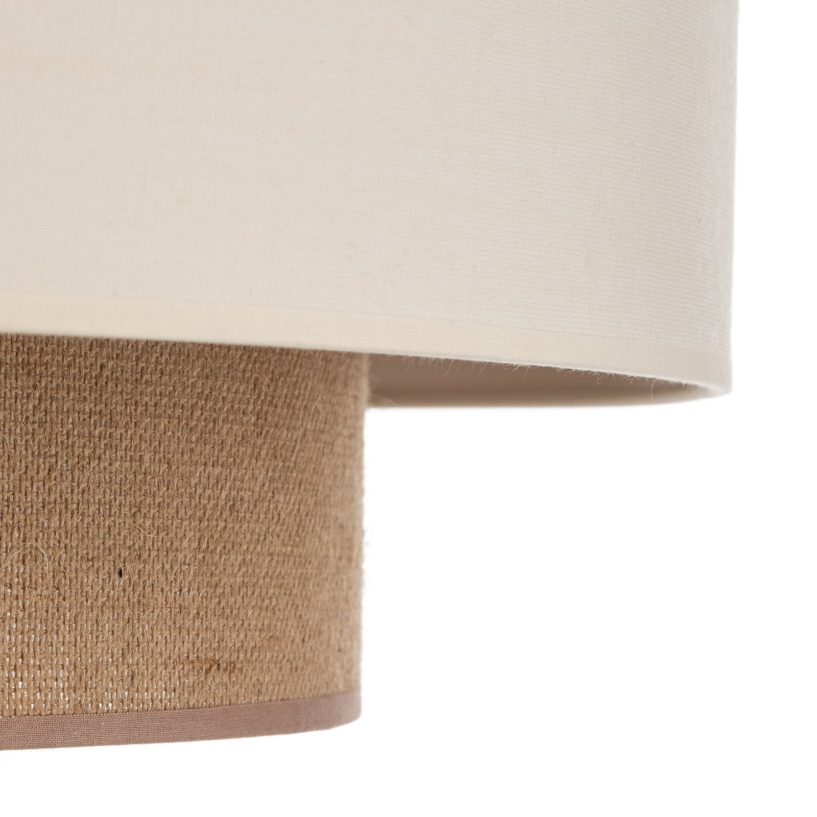 Duolla Deckenlampe Boho Deckenlampe Deko-Deckenlicht E27 Ø 60 cm ecru Jute - 5903689189651