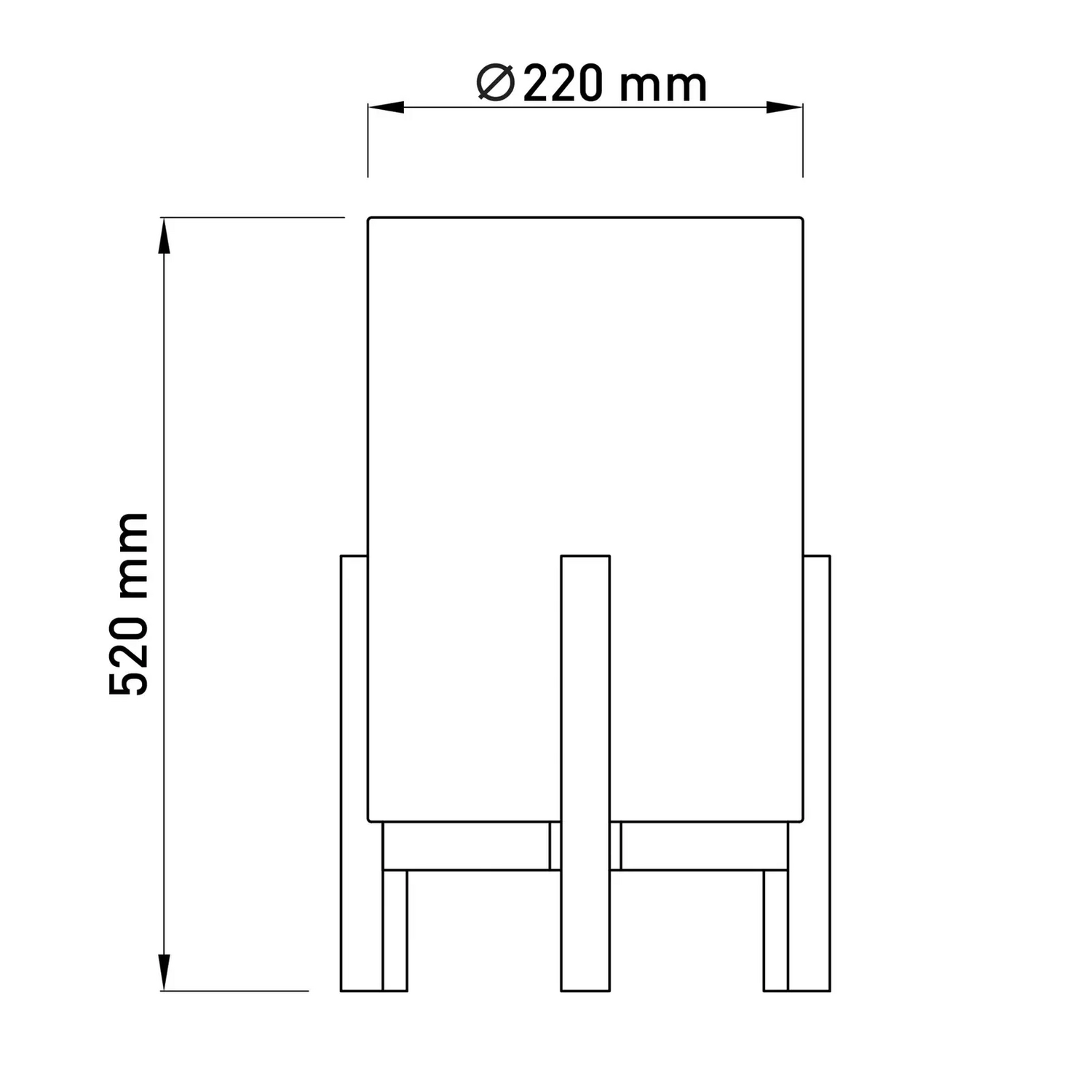 B-Ware Näve 3193 Tischleuchte Tischlampe Leuchte Lampe Tischlicht Licht Beleuchtung