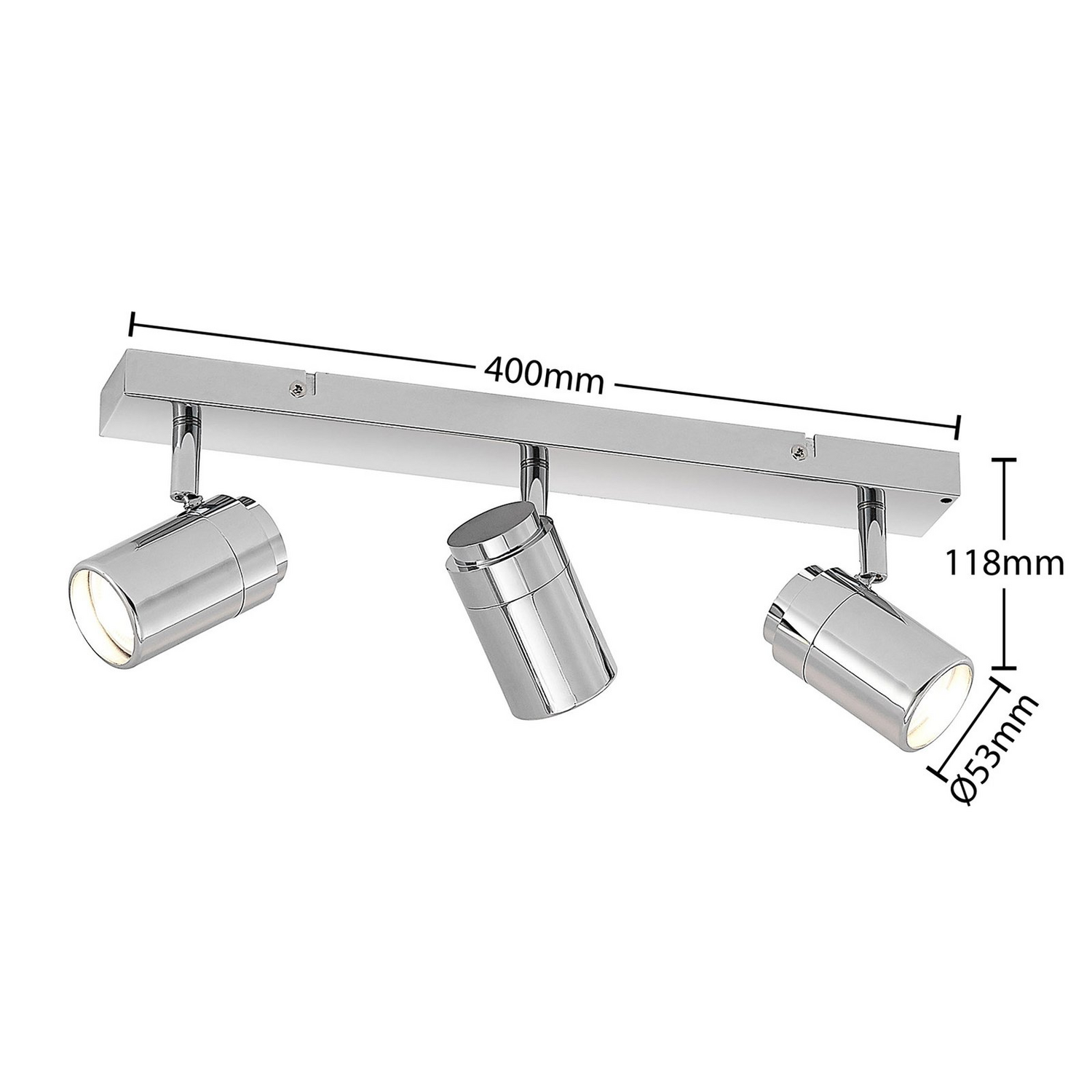 B-Ware Lindby Remilan Deckenstrahler Chrom Lang Deckenlampe Deckenleuchte Lampe Leuchte