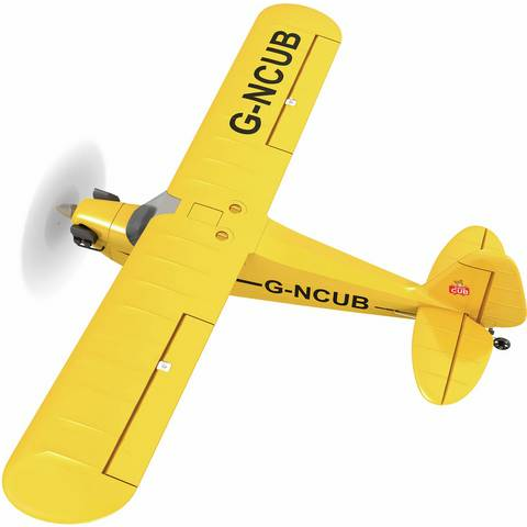 Avion à hélice Amewi Skylark, modèle réduit radiocommandé 3D/6G, avion motorisé jaune 650 mm 