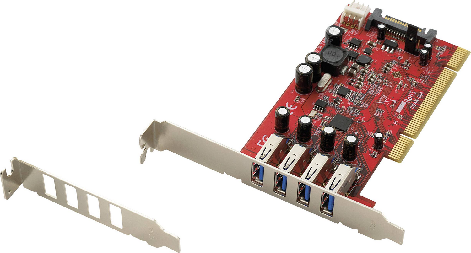 B-Ware Renkforce 4 Port Usb 3.0 Controllerkarte Usb A Pci Nec Chipsatz Sata