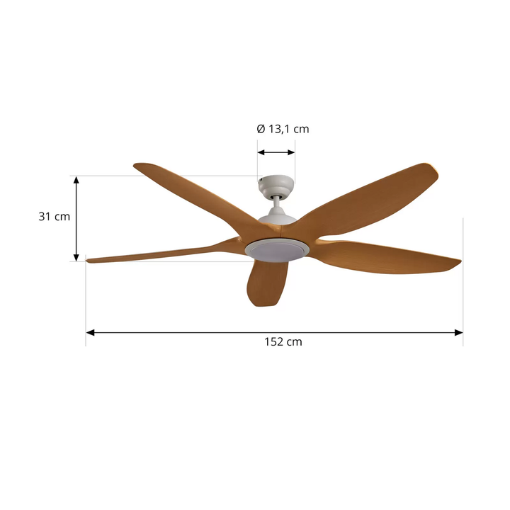 Lucande Omendo Led Deckenventilator Ventilator Deckenleuchte Deckenlampe408 B-Ware