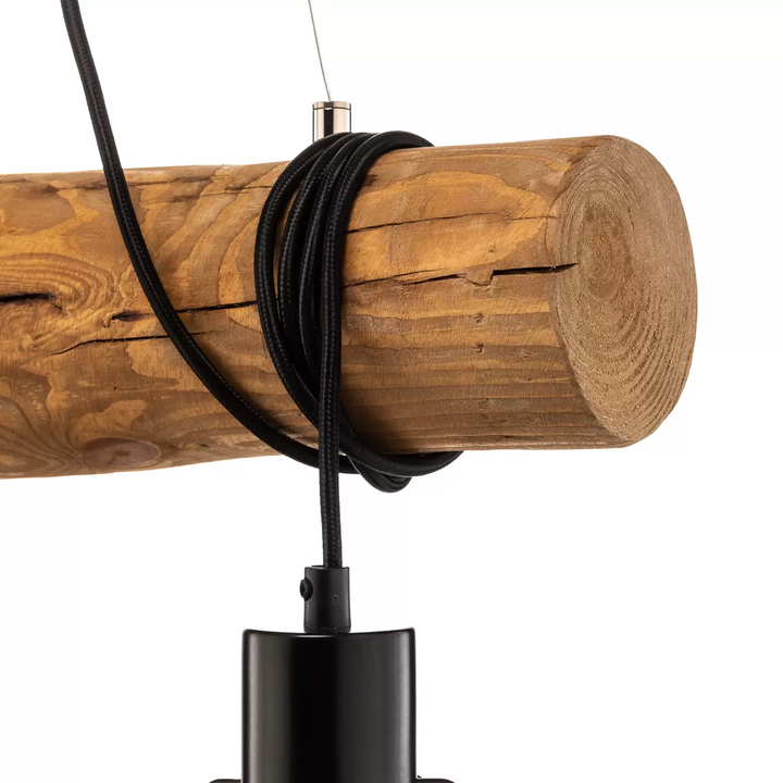 Envostar Various Pendel 4 Flammig Kiefer Natur Pendelleuchte Pendellampe Leuchte B-Ware - 4251911754889