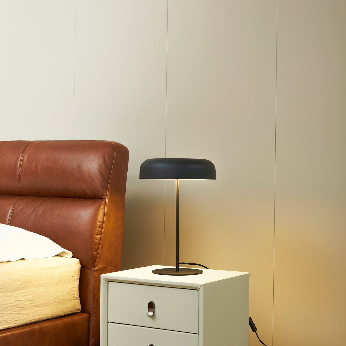 Lindby Tischleuchte Edion LED Lampe Leuchte schwarz 45cm Höhe 30cm Durchmesser - 4251911785784