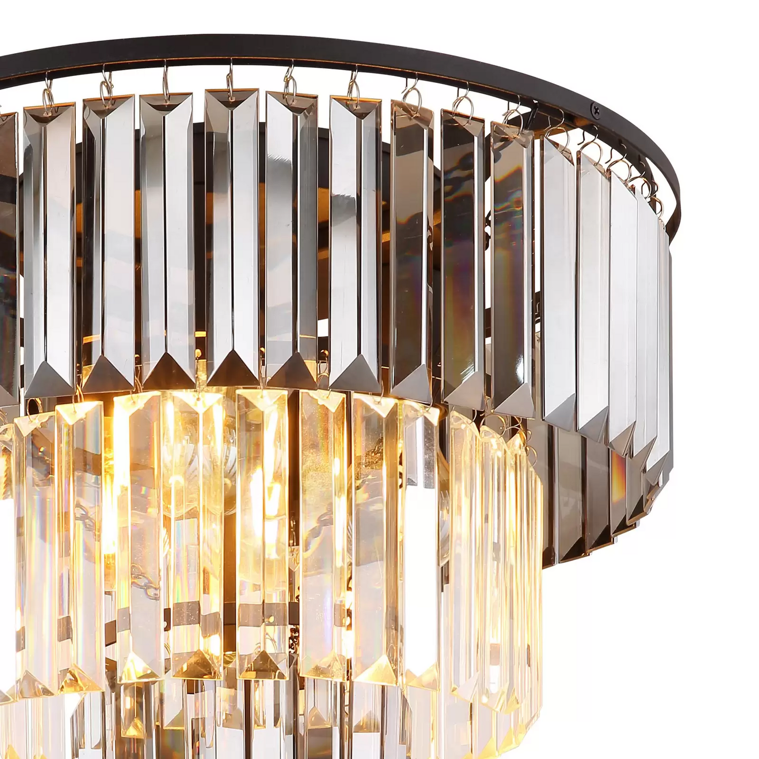 Globo Stehleuchte Naxis Schwarz Rauchgrau Höhe 160 Cm Kristall Stehlampe Lampe B-Ware